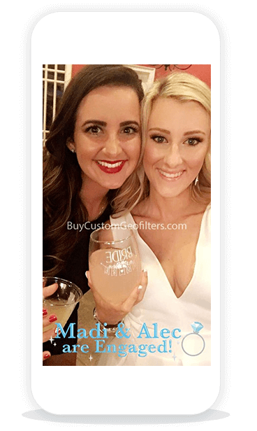 snapchat engagement party geofilters